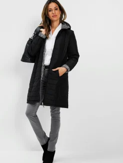 Manteau matelassé à capuche