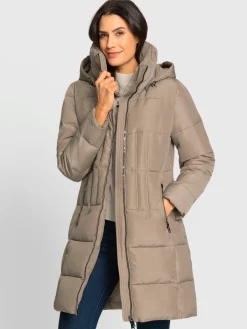 Manteau matelassé brillance discrète