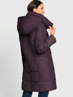 Manteau matelassé brillance discrète