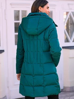 Manteau matelassé brillance discrète