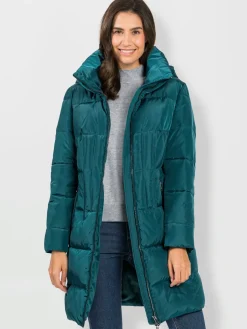 Manteau matelassé brillance discrète