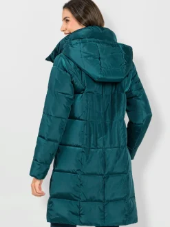 Manteau matelassé brillance discrète