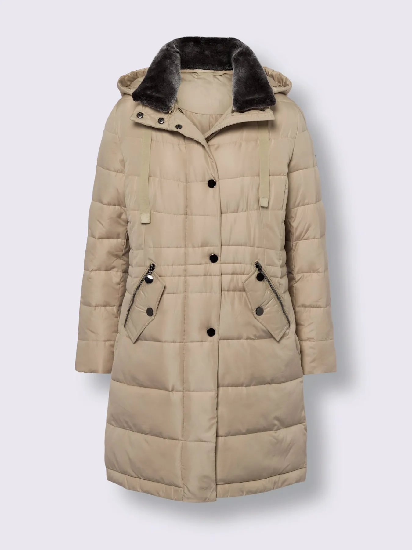Manteau matelassé capuche amovible