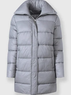 Manteau matelassé col montant tendance