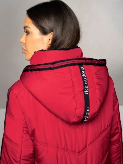Manteau matelassé détails contrastés