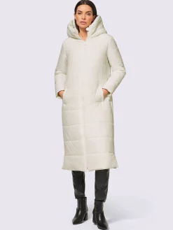 Manteau matelassé inscription tendance à l'intérieur
