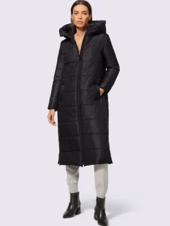 Manteau matelassé inscription tendance à l'intérieur
