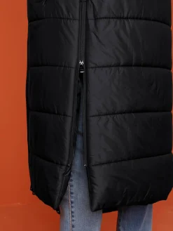 Manteau matelassé inscription tendance à l'intérieur