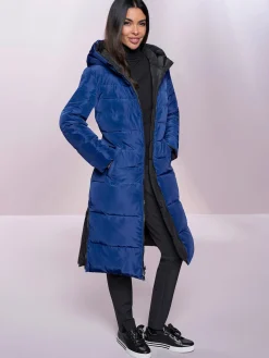Manteau matelassé modèle réversible