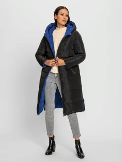 Manteau matelassé modèle réversible