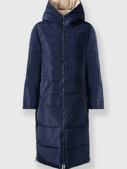 Manteau matelassé modèle réversible