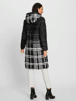 Manteau matelassé motif imprimé original