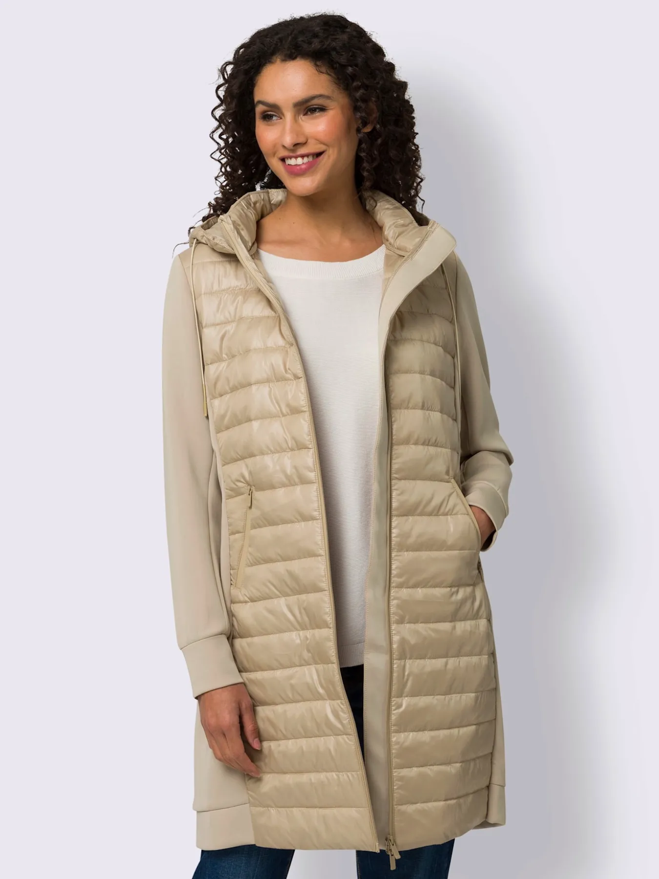 Manteau matelassé motif matelassé