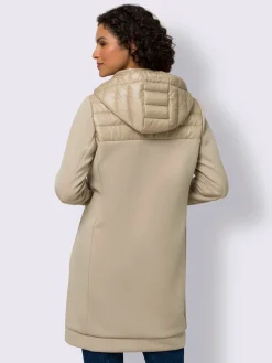 Manteau matelassé motif matelassé