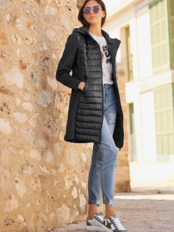 Manteau matelassé motif matelassé