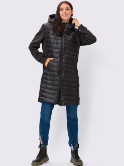 Manteau matelassé motif matelassé