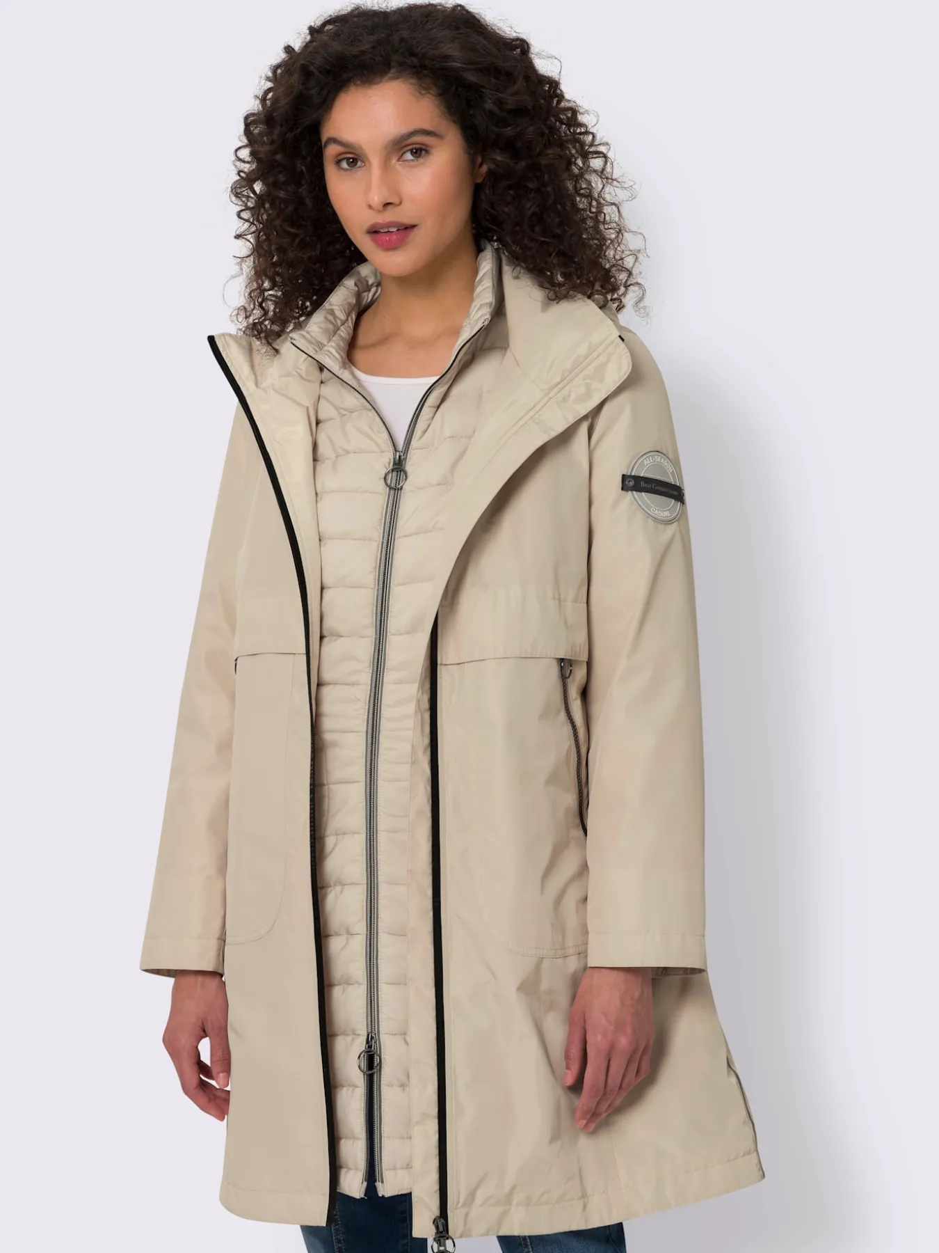 Manteau technique polyvalent et pratique