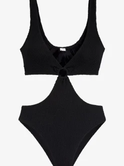 Monokini matière structurée aux couleurs classiques