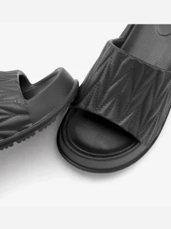 Mules chaussures de bain estivales avec semelle compensée tendance