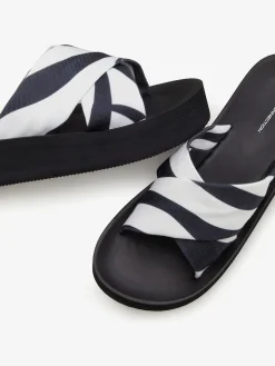 Mules chaussures de bain estivales à l'aspect animal tendance avec semelle imperméable