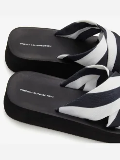 Mules chaussures de bain estivales à l'aspect animal tendance avec semelle imperméable