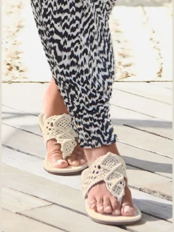 Mules chaussures en textile, chaussures en tissu : textile doux et souple