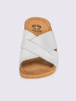 Mules cuir vachette