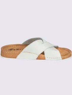 Mules cuir vachette
