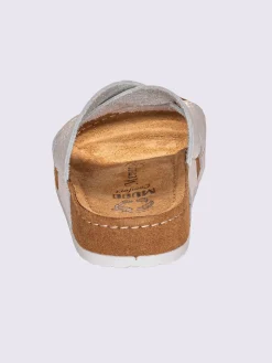 Mules cuir vachette