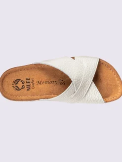 Mules cuir vachette
