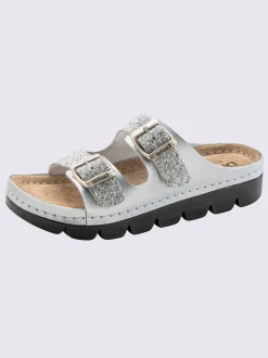 Mules cuir vachette