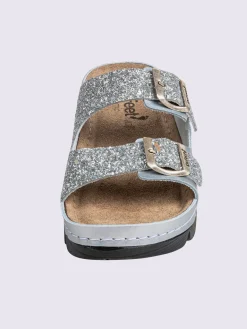 Mules cuir vachette