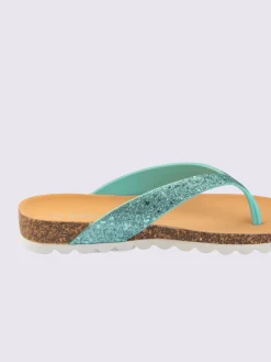 Mules de bain semelle compensée mode