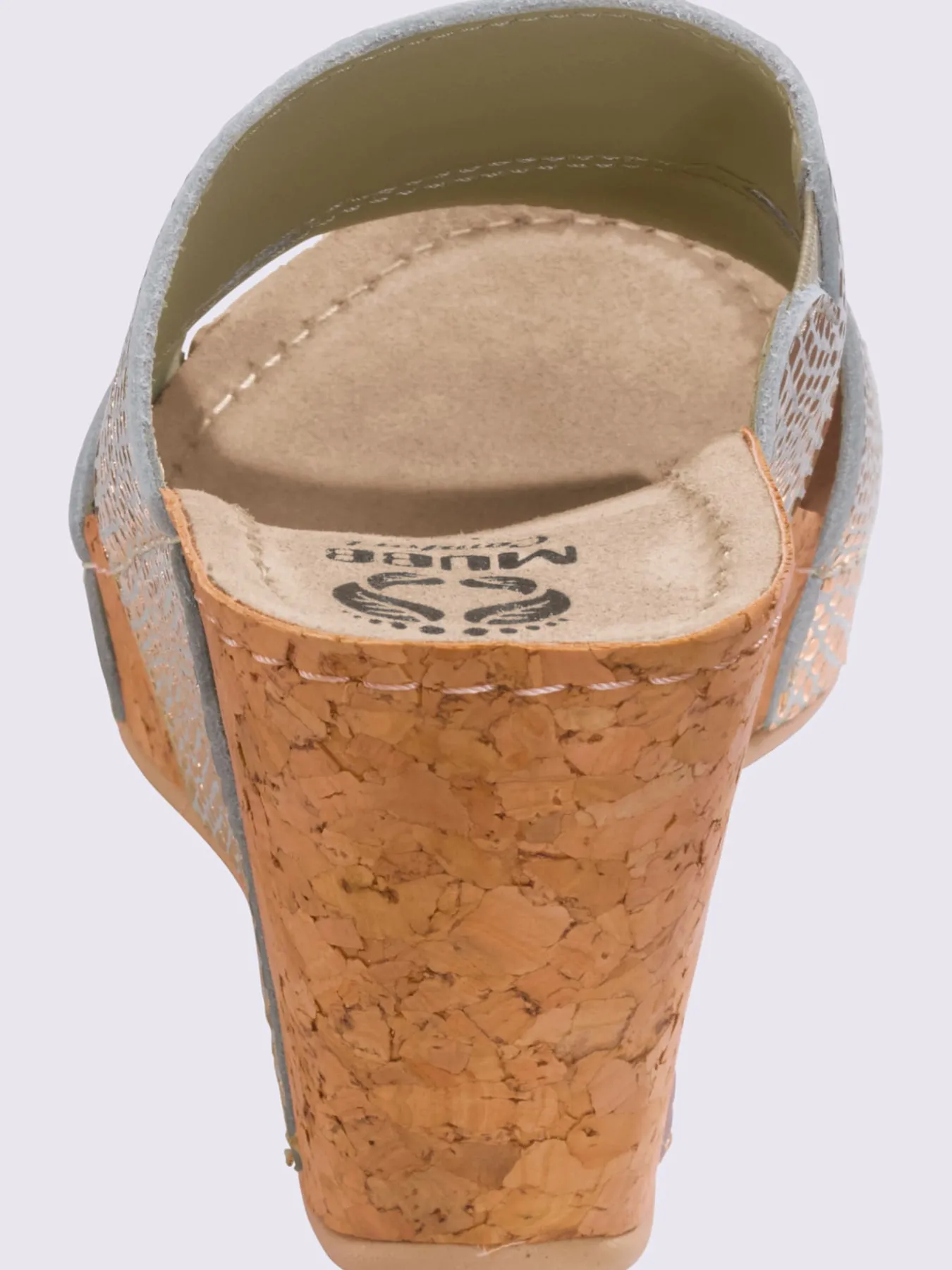 Mules dessus cuir véritable