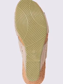 Mules dessus cuir véritable
