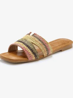 Mules estivales au joli design tressé