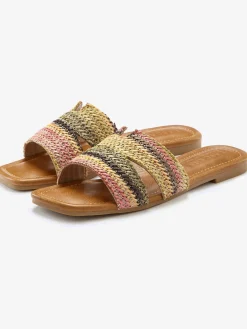 Mules estivales au joli design tressé