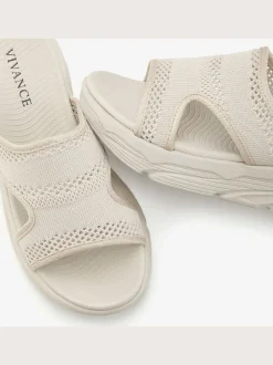 Mules maille tendance pour un confort optimal