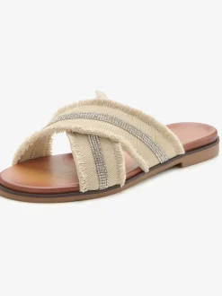Mules orné de petits strass discrets