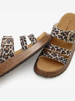 Mules tendance avec semelle compensée
