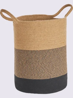 Panier à linge véritable produit naturel, variations de couleur et de tailles possibles