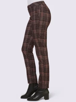Pantalon à carreaux élasthanne