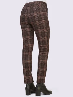 Pantalon à carreaux élasthanne