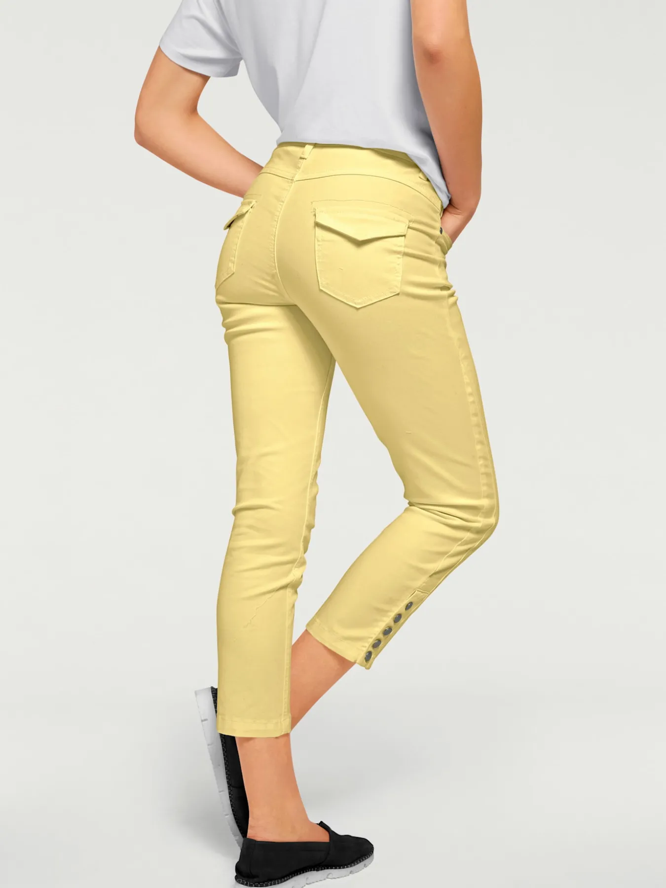 Pantalon 7/8 coupe skinny