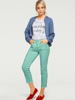 Pantalon 7/8 coupe skinny