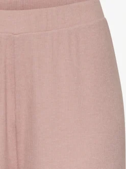 Pantalon 7/8 en tricot côtelé
