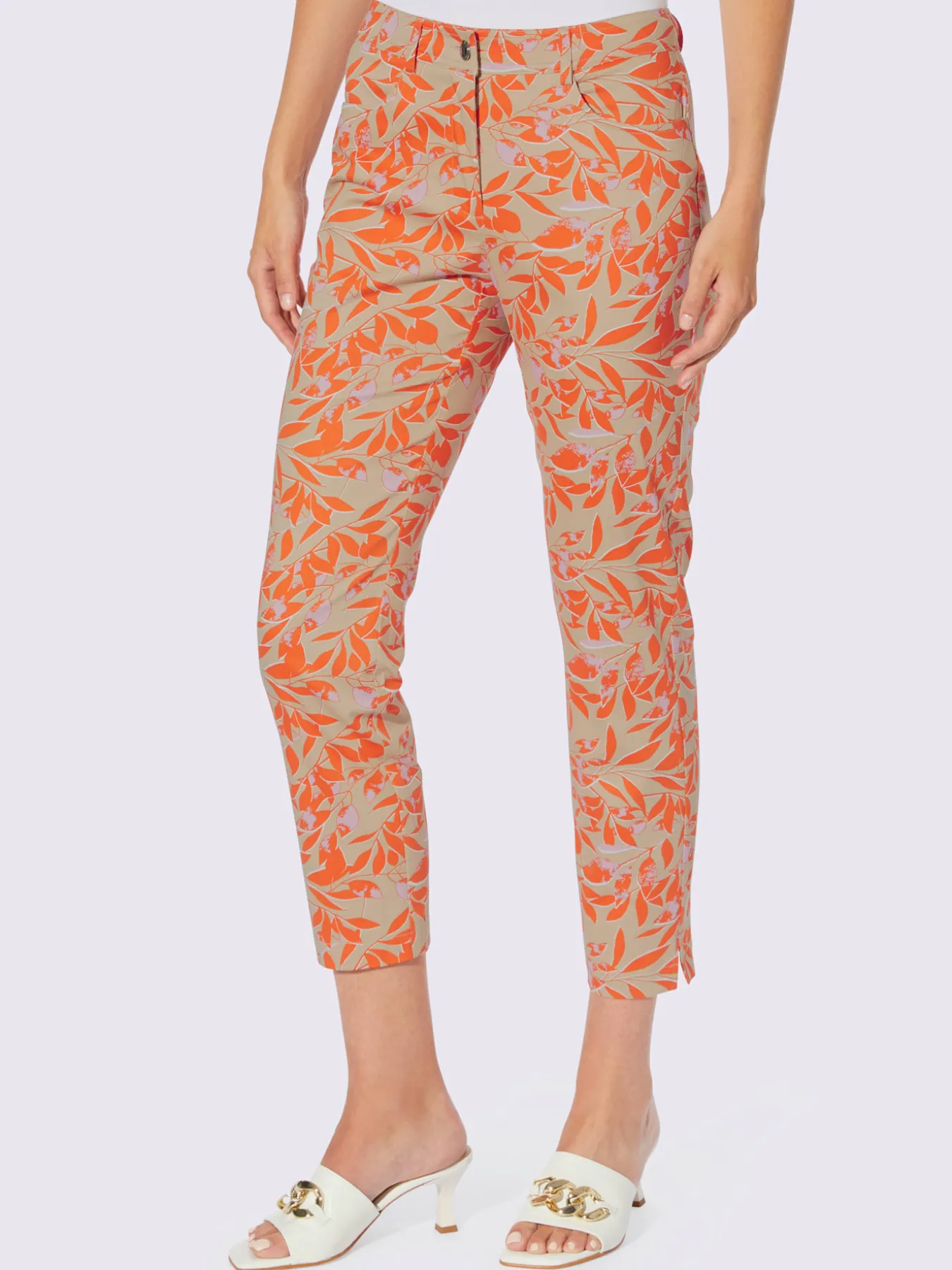 Pantalon 7/8 fentes latérales à l'ourlet