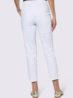 Pantalon 7/8 motif ajouré