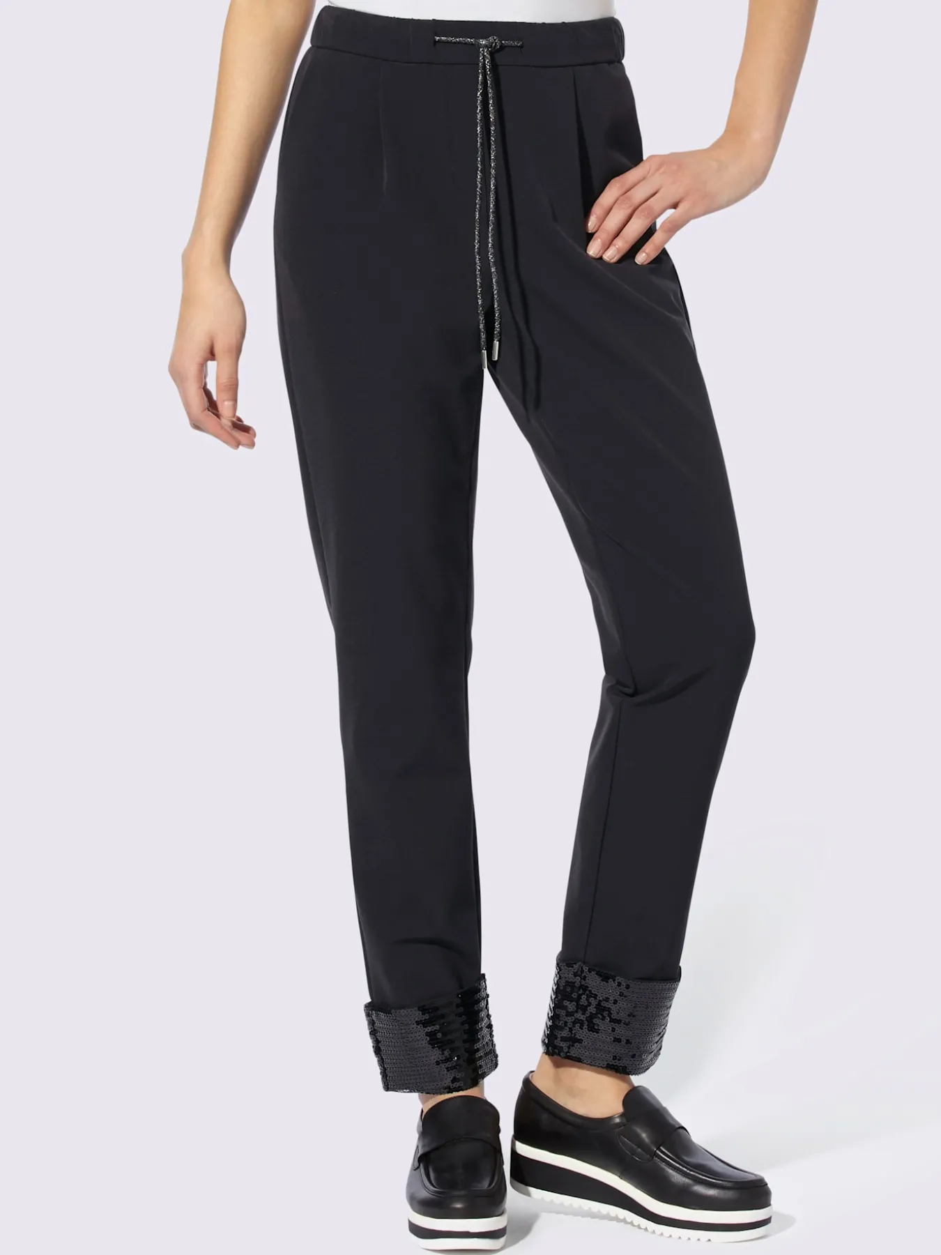 Pantalon à pinces qualité extensible