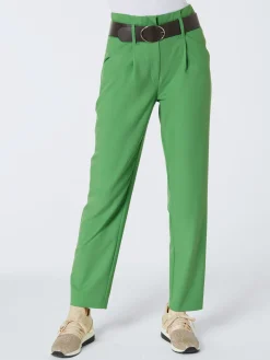 Pantalon à pinces qualité tissée